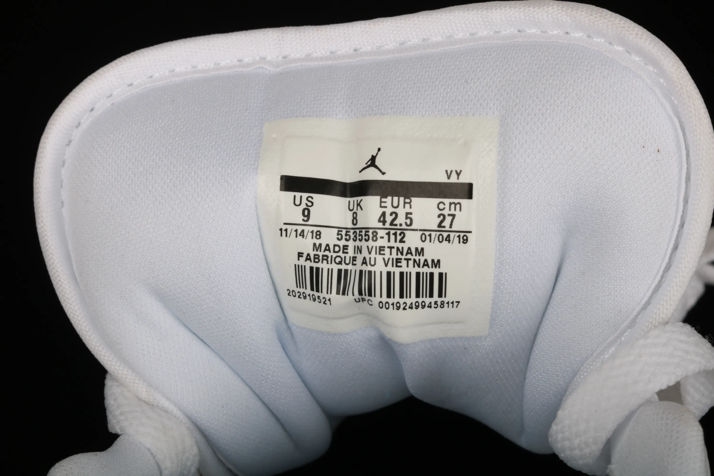 All categories Air Jordan Jordan series basketball shoes Air Jordan 1 Low Air Jordan 1 Low AJ1 Joe 1 low-top cultural and leisure sports sneakers 553558-112
